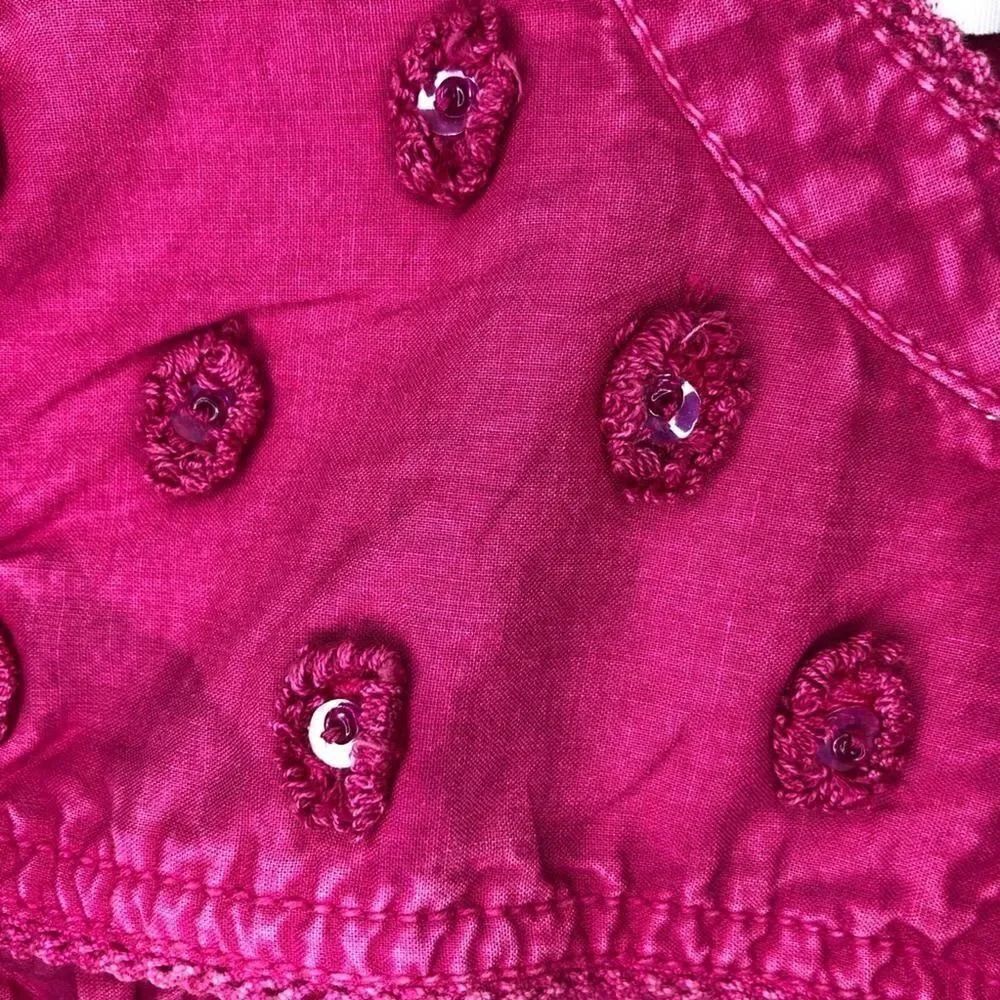 Pilcro Adira Pink Textured Button-Down Small - Picture 11 of 14